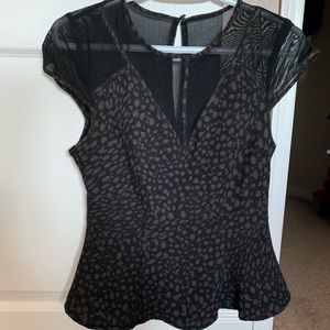 Guess peplum top